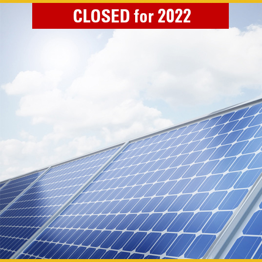 PHOTOVOLTAIC PROGRAM closed header