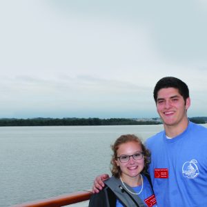 Diverse Power delegates, Evelyn Johnson and John Curtis, were spotted wearing their Georgia Grown shirts. (Photo by Byron McCombs)